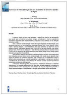 Capa: 1ª fase do Exercício de Intercalibração em rios