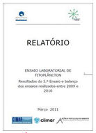 Capa: Relatório 3º Ensaio Laboratorial de Fitoplâncton