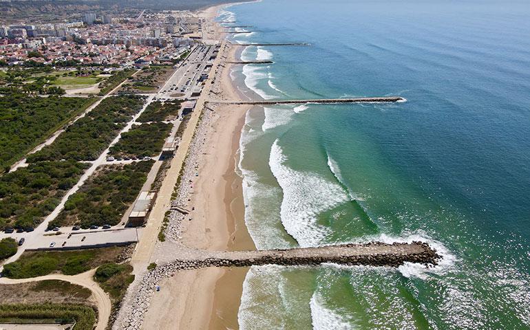 caparica vista drone