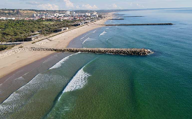 Vista Aérea Costa Caparica